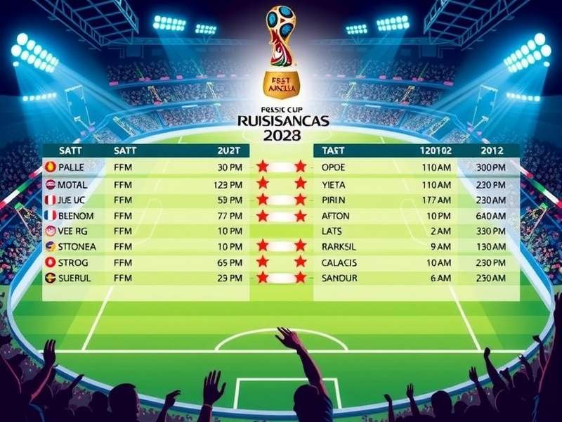 World Cup stadium in Los Angeles with fans cheering