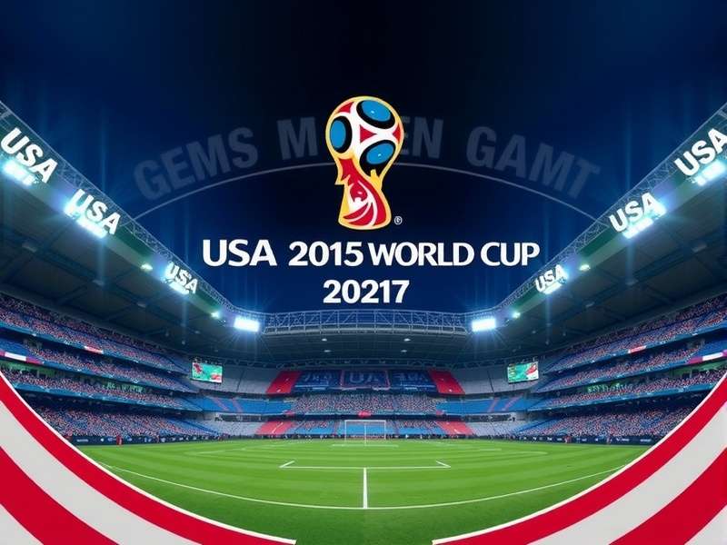 USA Men's National Team celebrating a goal in a packed stadium