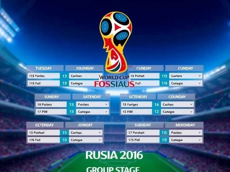 FIFA World Cup group stage match atmosphere in a packed stadium