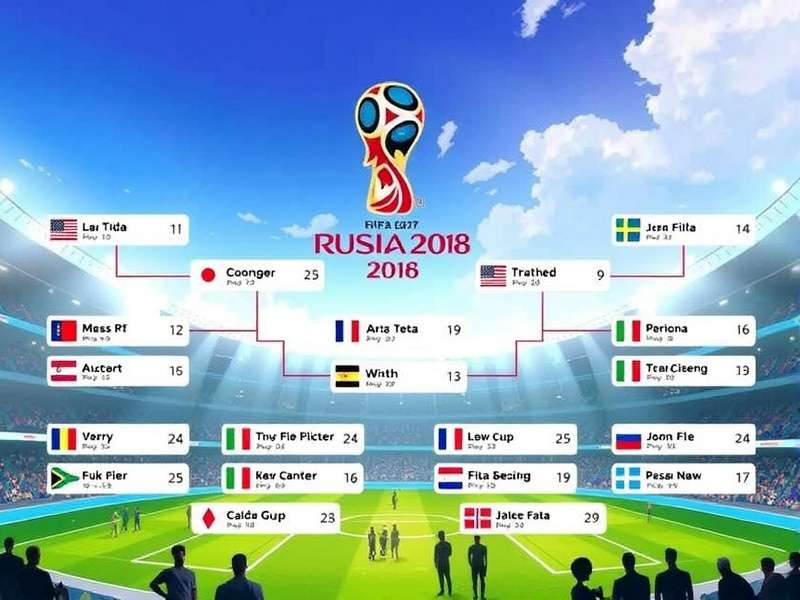 FIFA World Cup 2026 groups visualization showing team distributions