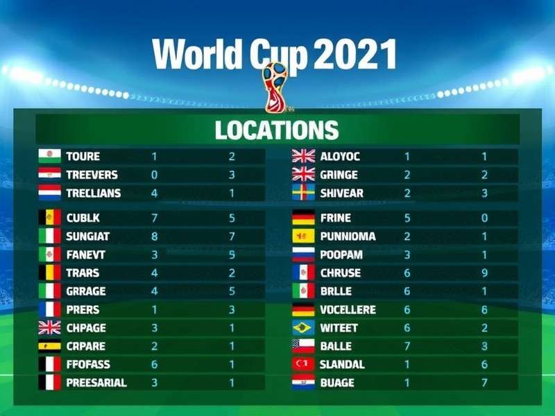 Interactive map of 2025 World Cup host cities and stadiums