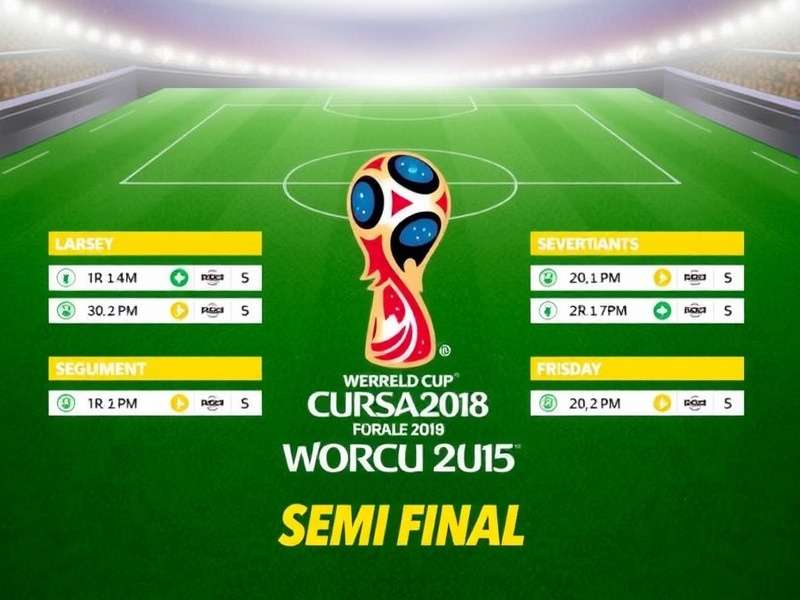 Women's World Cup Semi-Final match action with players competing