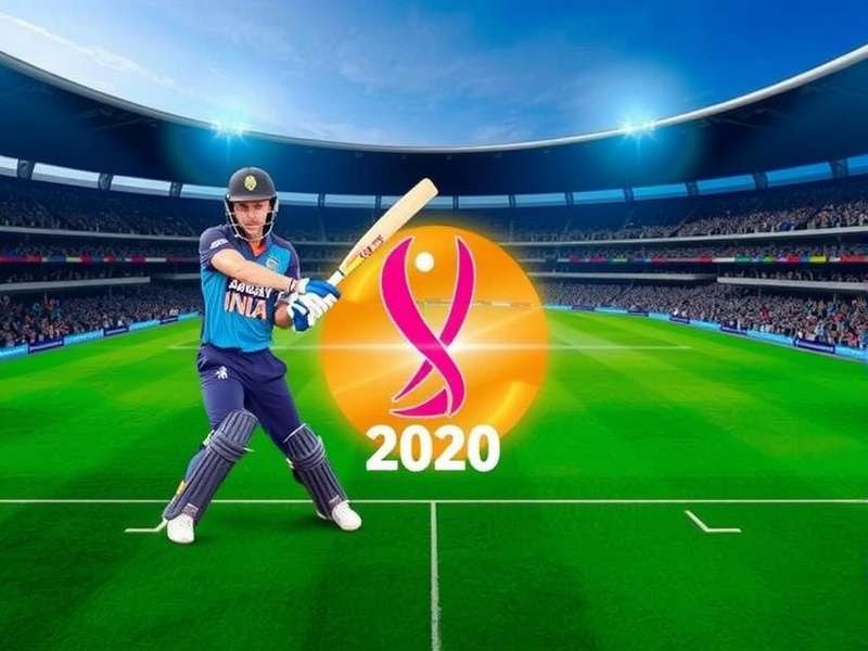 ICC T20 World Cup 2020 Schedule with team flags and calendar