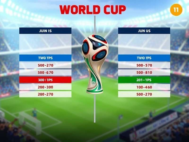 Crowd at a live World Cup match cheering with flags