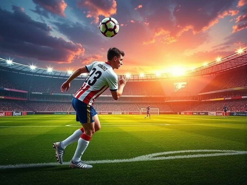 King Abdullah Sports City Stadium in Jeddah illuminated at night