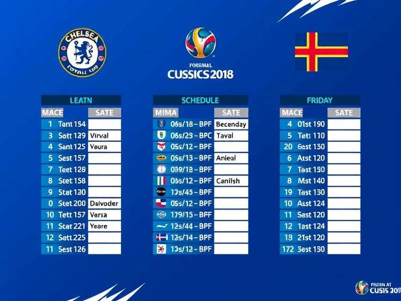 Chelsea FC Club World Cup 2025 Schedule and Fixtures