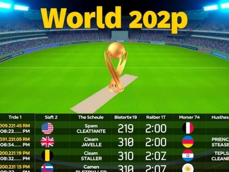 Cricket stadium packed with fans during a night match