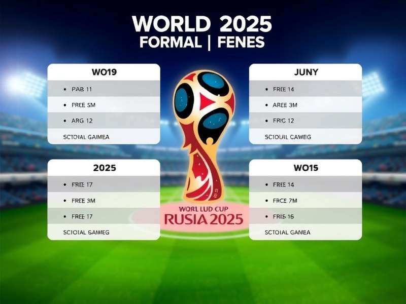 World Cup 2025 stadium with fans celebrating