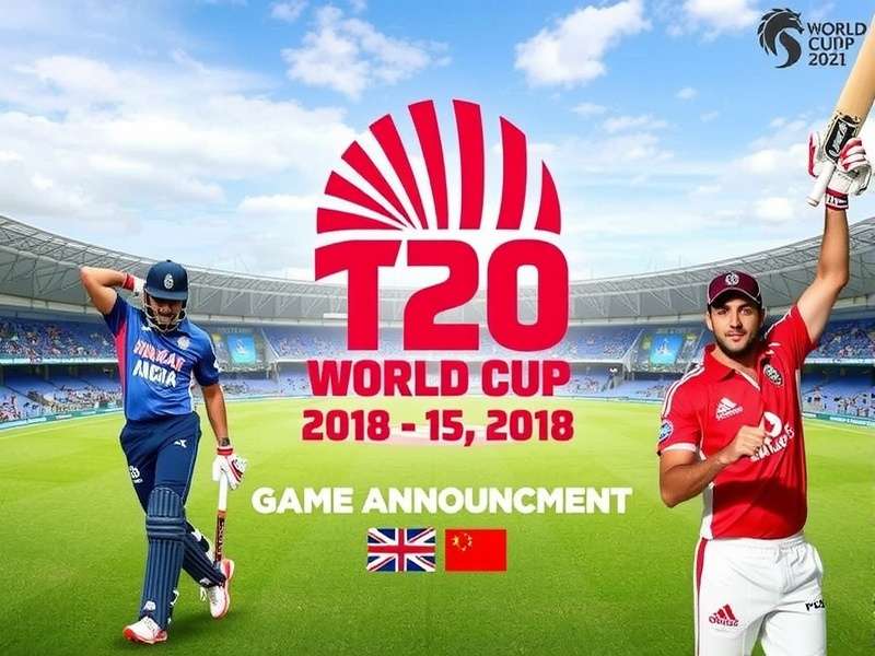 Official T20 World Cup 2023 Schedule Announcement Poster showing dates and venues