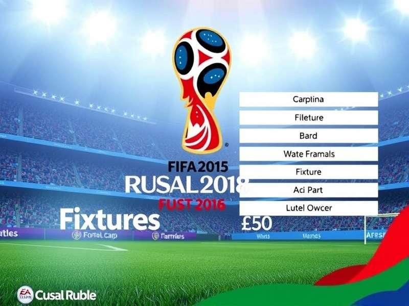 FIFA World Cup trophy shining under stadium lights