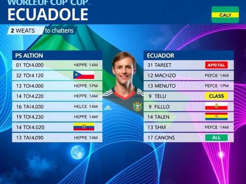 Ecuador national football team celebrating a goal in World Cup qualifier