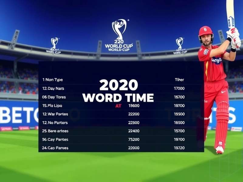 Cricket stadium with players during a T20 match