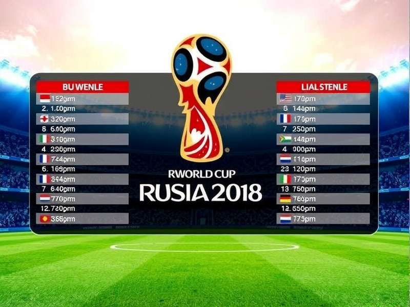 FIFA World Cup 2026 schedule and match calendar with stadium backdrop