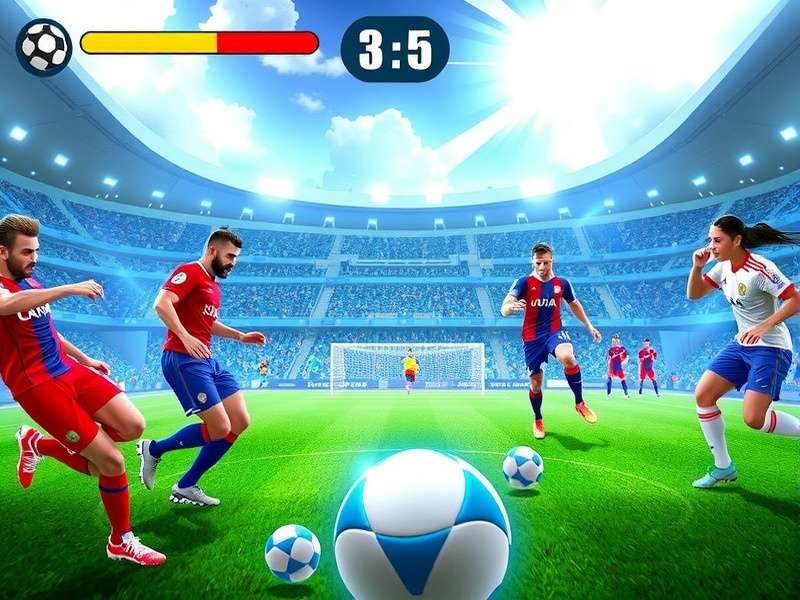 FIFA World Cup trophy shining under stadium lights