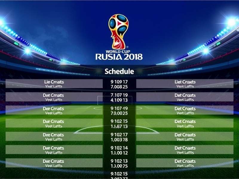 FIFA Club World Cup 2024-2025 Tournament Schedule Visual Guide