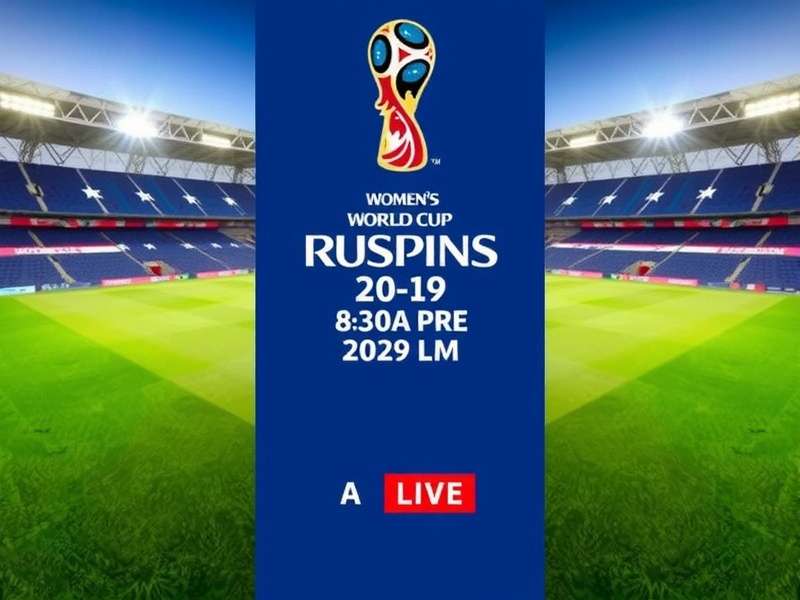 Women's Cricket World Cup match action at a packed stadium