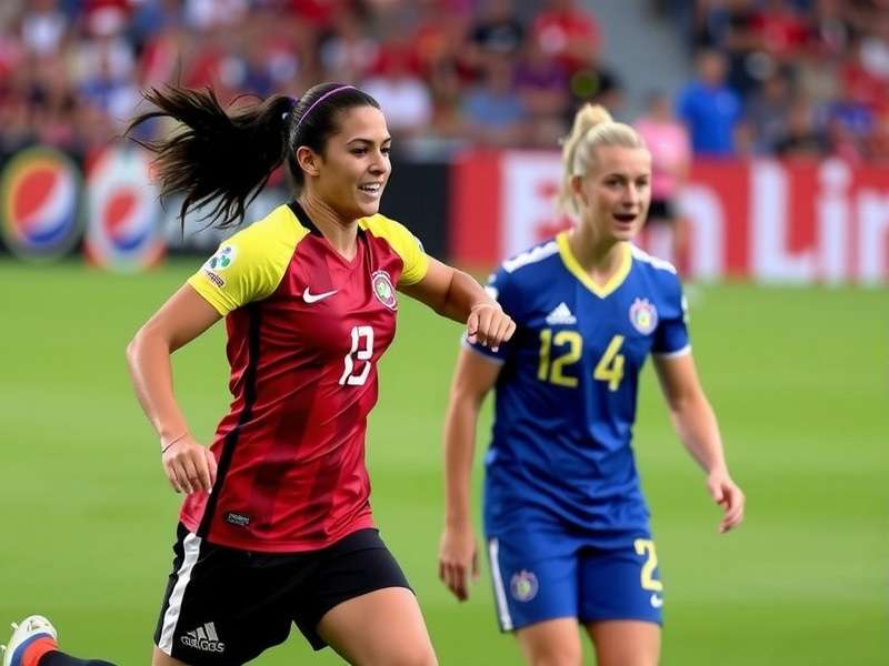 Women's World Cup 2023 Official Poster with trophy and host nation flags