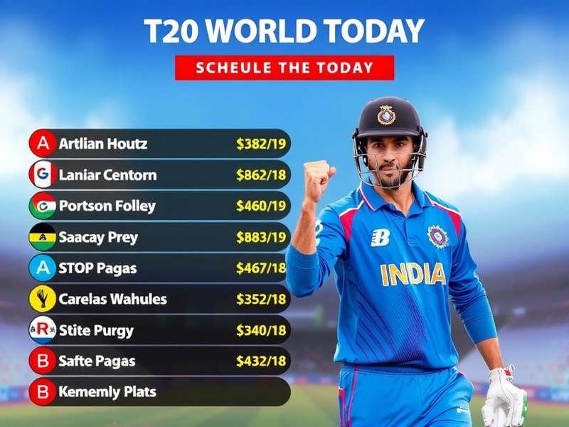 T20 World Cup Schedule Today – Match Fixtures and Analysis for Indian Cricket Fans