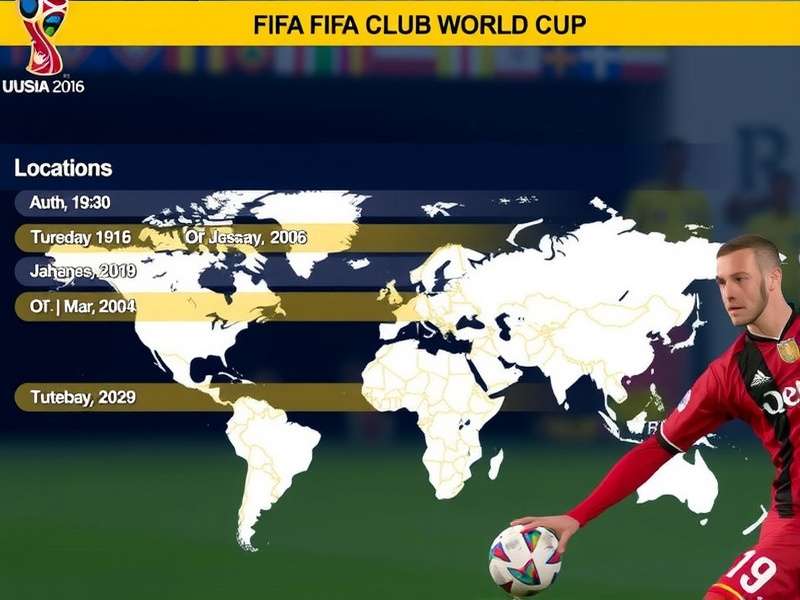 FIFA Club World Cup 2025 – Global football tournament with iconic venues and elite clubs
