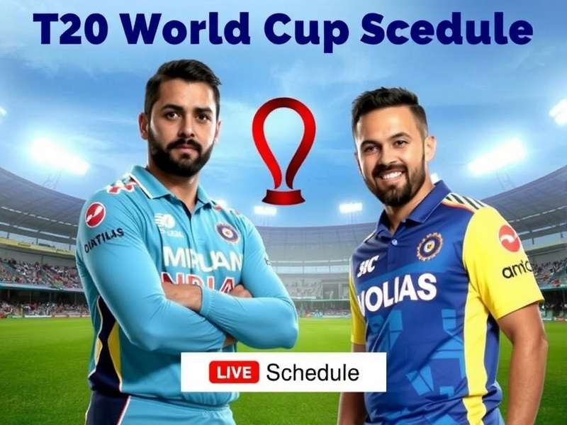 T20 World Cup 2025 official match schedule and venue map across India