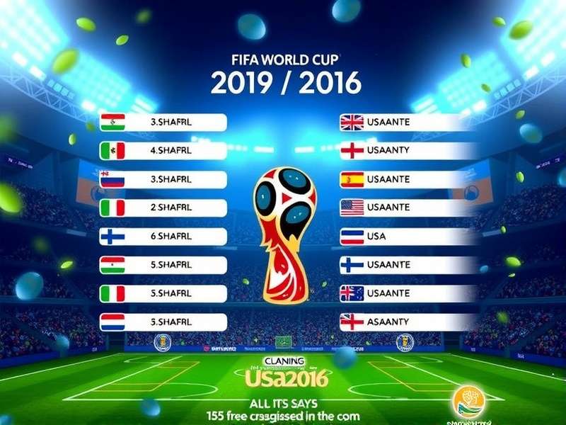 USA FIFA World Cup schedule match distribution by host city