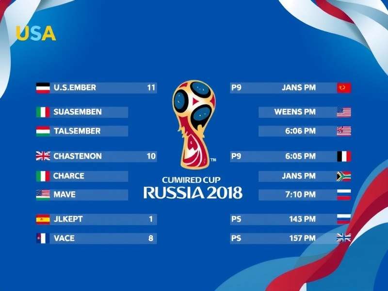 USA FIFA World Cup 2026 stadium with American flag and football field