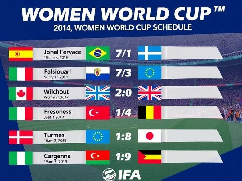 Women World Cup Schedule Match — Hero visual showing trophy and fixtures